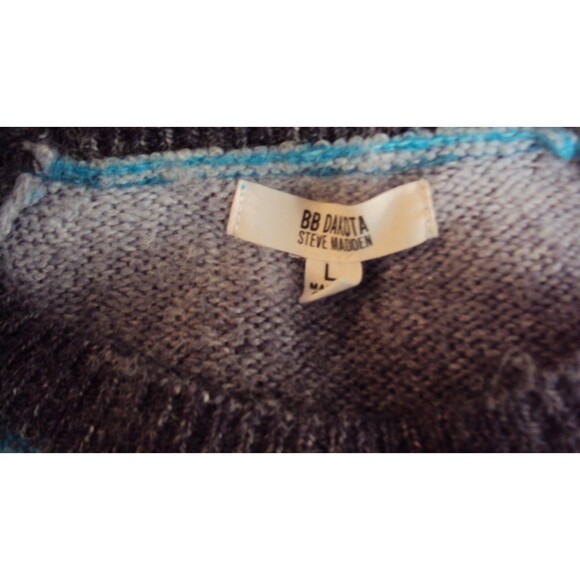 Steve Madden Pullover Sweater Size L Multicolored Long Sleeve - Picture 3 of 5